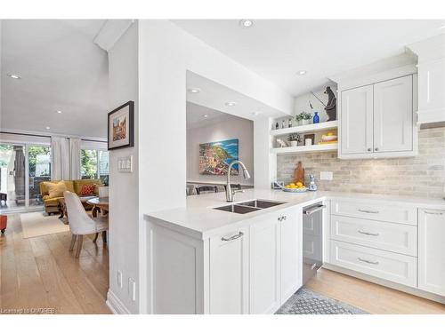 2329 Marine Drive, Oakville, ON - Indoor Photo Showing Kitchen With Double Sink With Upgraded Kitchen