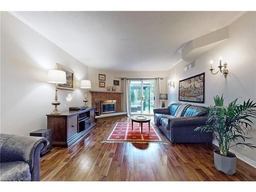 1196 Lindsay Drive, Oakville, ON - Indoor Photo Showing Living Room With Fireplace