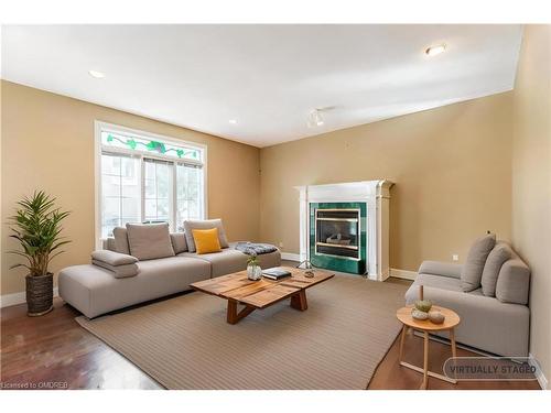 57 Orr Crescent, Stoney Creek, ON - Indoor Photo Showing Living Room With Fireplace