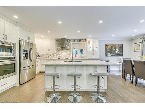 1232 Falgarwood Drive, Oakville, ON - Indoor Photo Showing Kitchen With Upgraded Kitchen