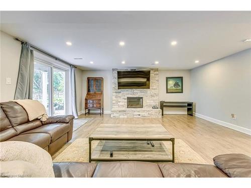 1232 Falgarwood Drive, Oakville, ON - Indoor Photo Showing Living Room With Fireplace