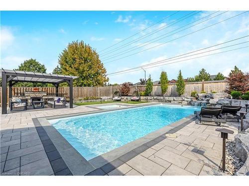 884 Hemlock Drive, Milton, ON - Outdoor With In Ground Pool With Backyard