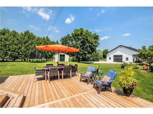 5777 Third Line, Guelph/Eramosa, ON - Outdoor With Deck Patio Veranda With Backyard