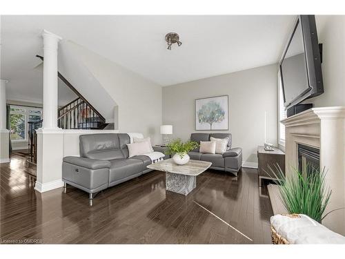 356 Nautical Boulevard, Oakville, ON - Indoor Photo Showing Living Room With Fireplace