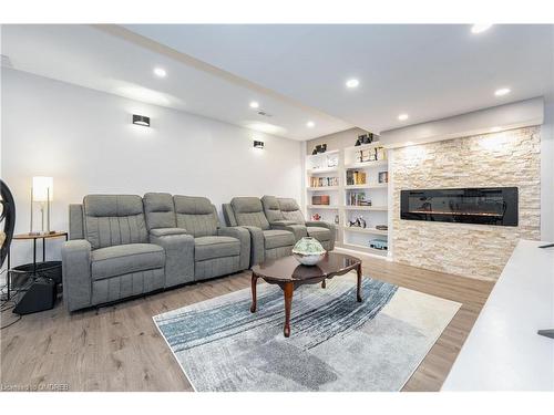 3396 Liptay Avenue, Oakville, ON - Indoor Photo Showing Living Room With Fireplace