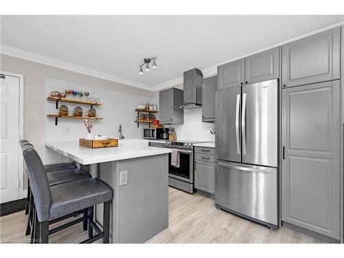 314-1451 Walker'S Line, Burlington, ON - Indoor Photo Showing Kitchen With Stainless Steel Kitchen