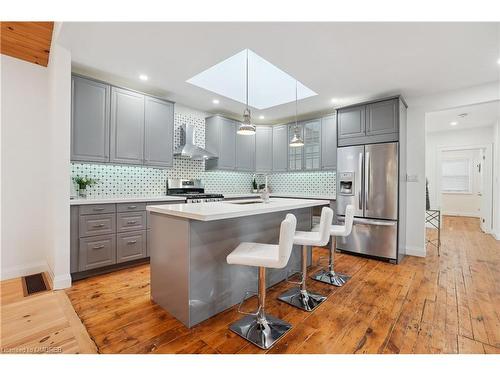 76 Macaulay Street W, Hamilton, ON - Indoor Photo Showing Kitchen With Upgraded Kitchen