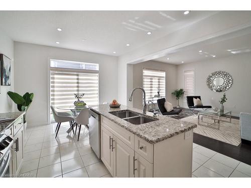 18 Valleybrook Drive, Kitchener, ON - Indoor Photo Showing Kitchen With Double Sink With Upgraded Kitchen