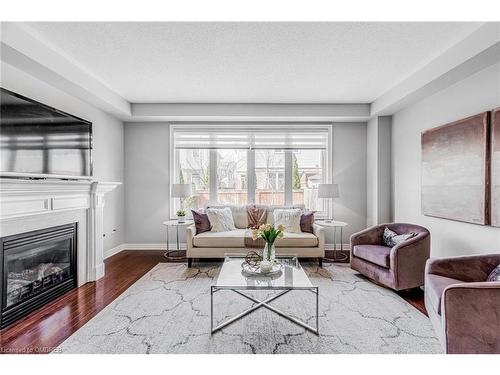 3301 Stalybridge Drive, Oakville, ON - Indoor Photo Showing Living Room With Fireplace