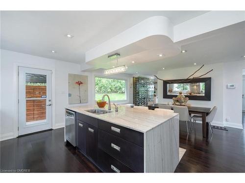 1 Terry Court, Georgetown, ON - Indoor Photo Showing Kitchen With Double Sink