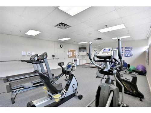 1901-2180 Marine Drive, Oakville, ON - Indoor Photo Showing Gym Room