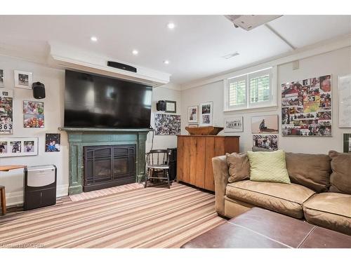 53 Dunn Street, Oakville, ON - Indoor Photo Showing Living Room With Fireplace