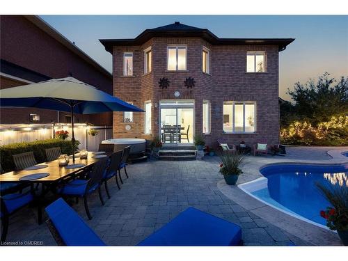 2244 Chickadee Crescent, Oakville, ON - Outdoor With In Ground Pool With Deck Patio Veranda