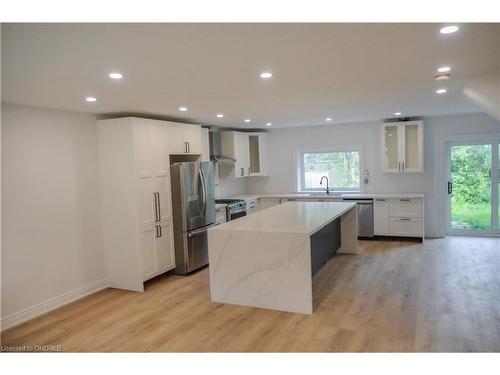 27 Seven Oaks Drive, Hamilton, ON - Indoor Photo Showing Kitchen With Stainless Steel Kitchen With Upgraded Kitchen