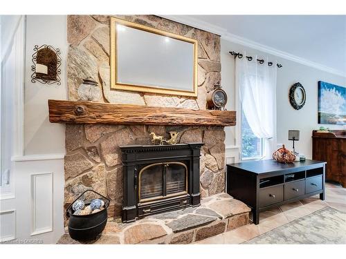 1380 Merrybrook Lane, Oakville, ON - Indoor Photo Showing Living Room With Fireplace