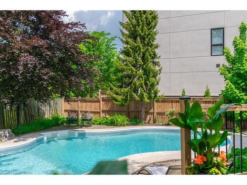 3219 New Street, Burlington, ON - Outdoor With In Ground Pool With Backyard