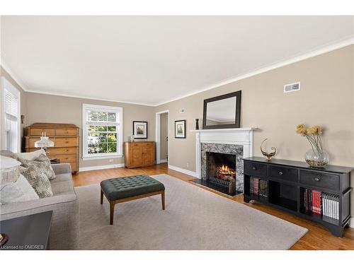 304 Reynolds Street, Oakville, ON - Indoor Photo Showing Living Room With Fireplace