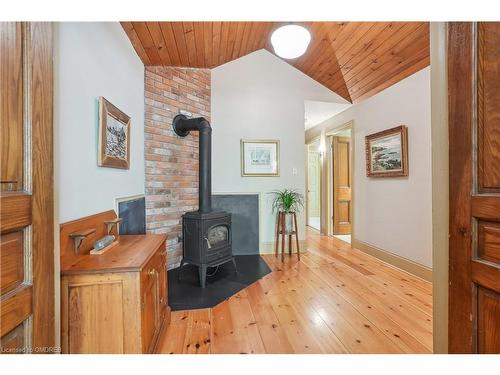 1553 Brock Road, Strabane, ON - Indoor Photo Showing Other Room With Fireplace