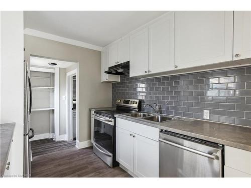 19 Seneca Street, St. Catharines, ON - Indoor Photo Showing Kitchen With Stainless Steel Kitchen With Double Sink