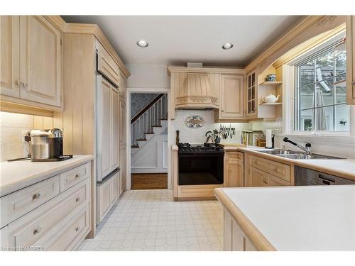 166 Dornie Road, Oakville, ON - Indoor Photo Showing Kitchen With Double Sink