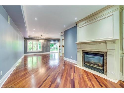 1116 Crestview Street, Oakville, ON - Indoor Photo Showing Living Room With Fireplace