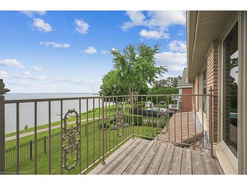 3286 Shelburne Place, Oakville, ON - Outdoor With Body Of Water With Deck Patio Veranda