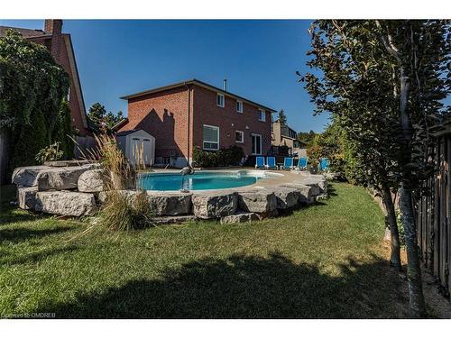 1440 Ivy Court, Oakville, ON - Outdoor With In Ground Pool