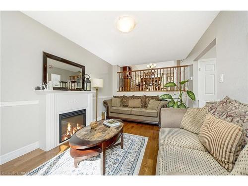 6356 Chaumont Crescent, Mississauga, ON - Indoor Photo Showing Living Room With Fireplace