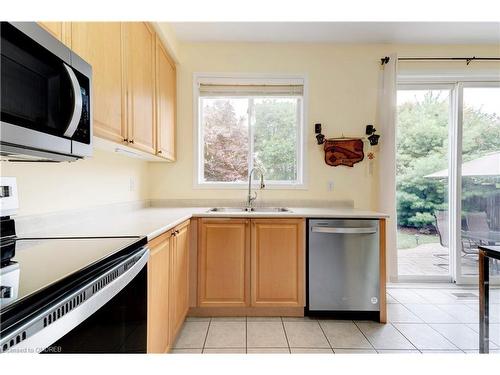 2383 Copperwood Drive, Oakville, ON - Indoor Photo Showing Kitchen With Stainless Steel Kitchen With Double Sink