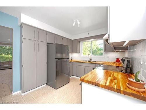 520 Concession 3 Road, Wilsonville, ON - Indoor Photo Showing Kitchen With Double Sink