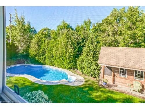 2489 Yarmouth Crescent, Oakville, ON - Outdoor With In Ground Pool With Deck Patio Veranda With Backyard