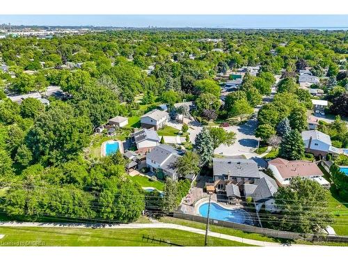 2489 Yarmouth Crescent, Oakville, ON - Outdoor With In Ground Pool With View