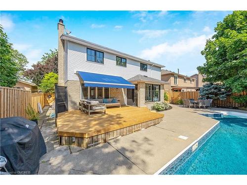 291 Randall Crescent, Milton, ON - Outdoor With In Ground Pool With Deck Patio Veranda