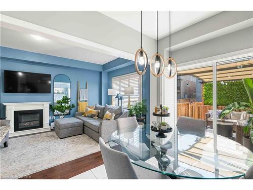 78 Leeson Street Street N, Grand Valley, ON - Indoor Photo Showing Living Room With Fireplace