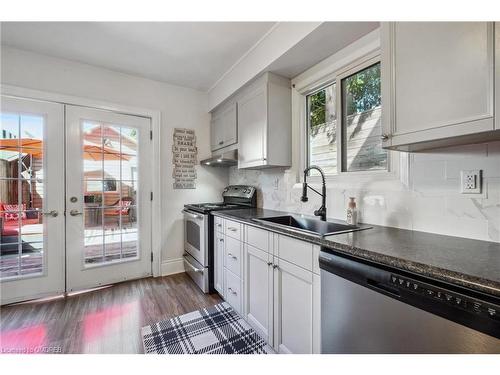 439 Hughson Street N, Hamilton, ON - Indoor Photo Showing Kitchen With Double Sink