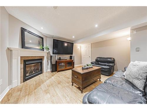 94 Valmont Street, Ancaster, ON - Indoor Photo Showing Living Room With Fireplace