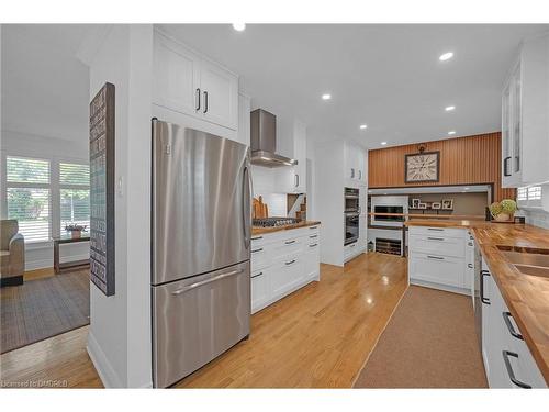 2482 Waterford Street, Oakville, ON - Indoor Photo Showing Kitchen With Stainless Steel Kitchen With Double Sink