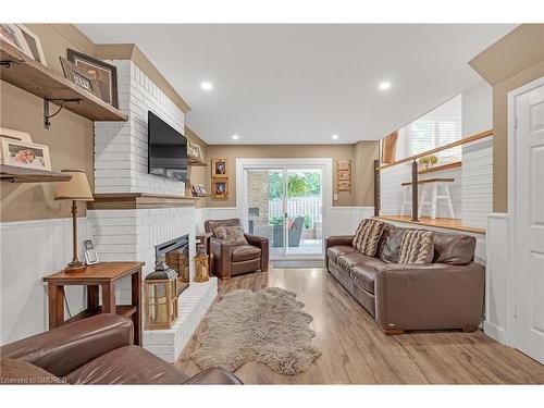 2482 Waterford Street, Oakville, ON - Indoor Photo Showing Living Room With Fireplace