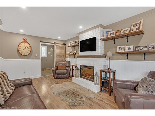 2482 Waterford Street, Oakville, ON - Indoor Photo Showing Living Room With Fireplace