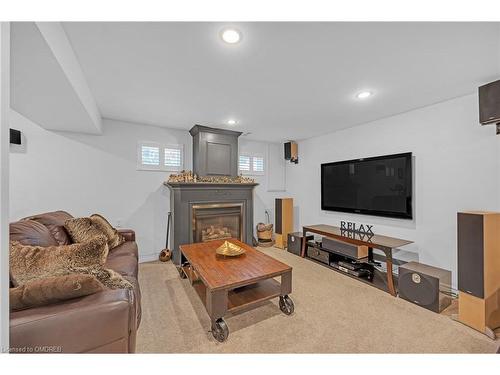 2482 Waterford Street, Oakville, ON - Indoor Photo Showing Living Room With Fireplace