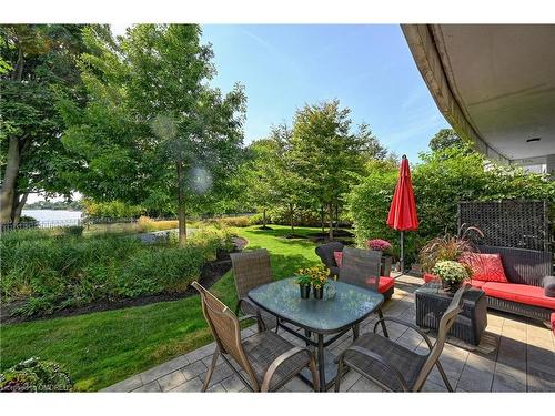 129-3500 Lakeshore Road W, Oakville, ON - Outdoor With Deck Patio Veranda With Backyard