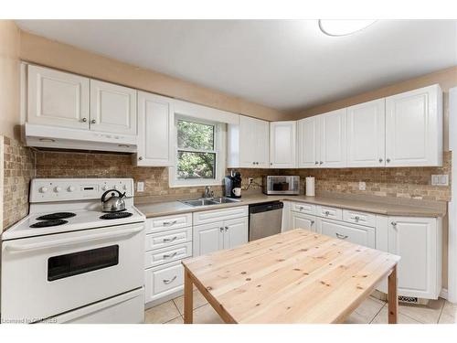 13 East 9Th Street, Hamilton, ON - Indoor Photo Showing Kitchen With Double Sink