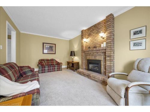 1297 Griffith Place, Oakville, ON - Indoor Photo Showing Living Room With Fireplace