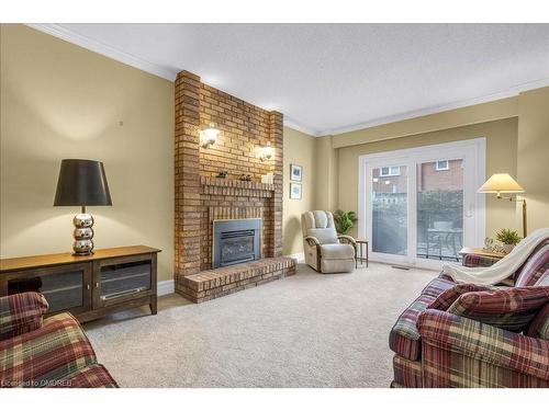 1297 Griffith Place, Oakville, ON - Indoor Photo Showing Living Room With Fireplace