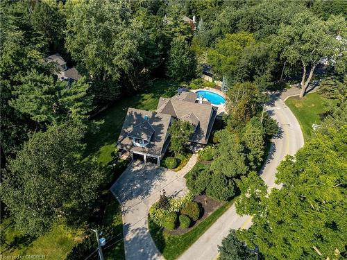 1247 Cumnock Crescent, Oakville, ON - Outdoor With In Ground Pool With View