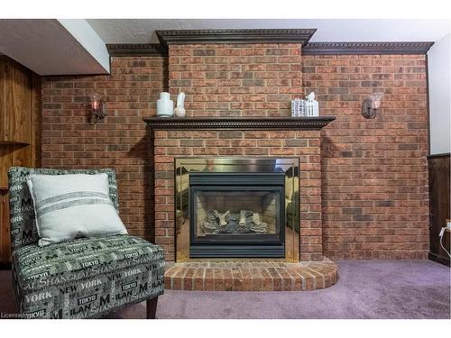 769 Cabot Trail, Milton, ON - Indoor Photo Showing Living Room With Fireplace