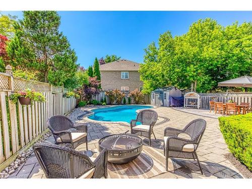 1299 Bayshire Drive, Oakville, ON - Outdoor With In Ground Pool With Deck Patio Veranda With Backyard