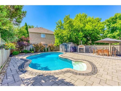 1299 Bayshire Drive, Oakville, ON - Outdoor With In Ground Pool With Deck Patio Veranda With Backyard