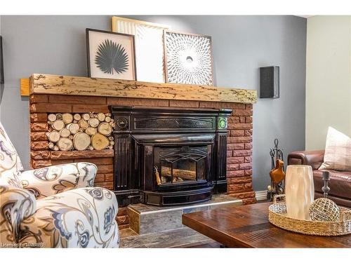 148 Cornwall Heights, Brampton, ON - Indoor Photo Showing Living Room With Fireplace