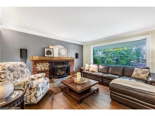 148 Cornwall Heights, Brampton, ON - Indoor Photo Showing Living Room With Fireplace